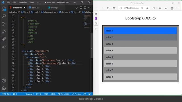 06. Bootstrap COLORS | تعلم بوتستراب بالكامل | كورس كامل للمبتدئين Bootstrap 5 смотреть онлайн