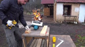 ТОРЦОВОЧНАЯ ПИЛА своими руками | Как сделать торцовку из ручной циркулярки за 10 мин