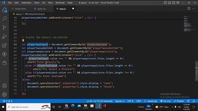 Tic Tac , Toe Using Javascript part-5 смотреть онлайн
