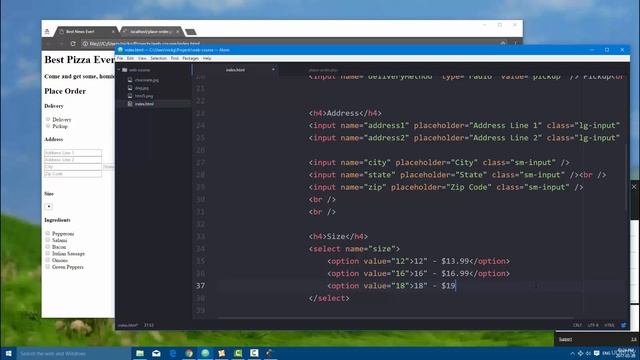17 Select, option, and buttons смотреть онлайн