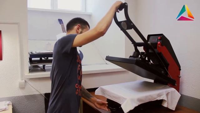 Нанесение изображения на синтетическую футболку. смотреть онлайн