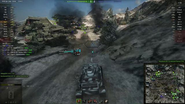 WoT: Tiger (P) Tier 7 heavy Gameplay w/ Commentary смотреть онлайн