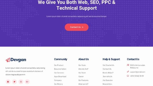 Devgan - Creative Multipurpose WordPress Theme | Themeforest Templates смотреть онлайн