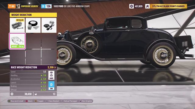 Forza Horizon 5 the legend car ford 1932 deluxe five window coupe смотреть онлайн
