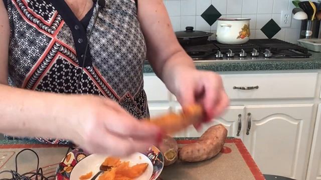 Батат в духовке смотреть онлайн