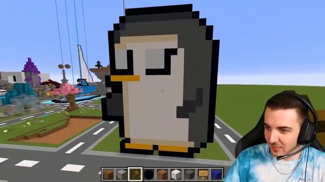 Битва строителей для 100 игроков в Майнкрафте! смотреть онлайн