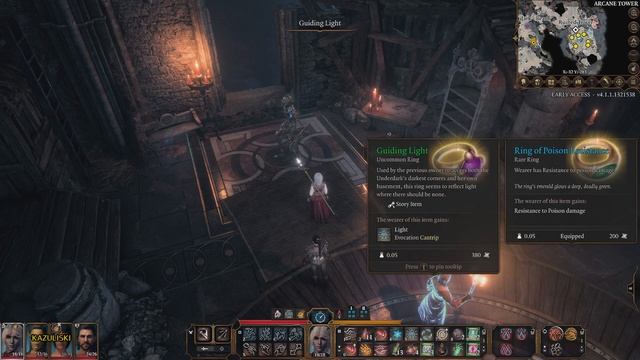 Baldur's Gate 3 Arcane Tower - Secret Basement - Guiding Light - Bernard - Staff of Arcane Blessing смотреть онлайн