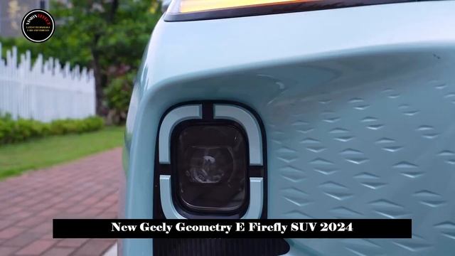 In Mint Green Colour. New Geely Geometry E Firefly Electric SUV 2024 смотреть онлайн