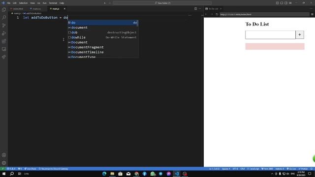 To Do List in Html, Css and JavaScript смотреть онлайн