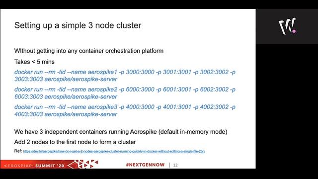 Getting Started with Aerospike on Docker смотреть онлайн