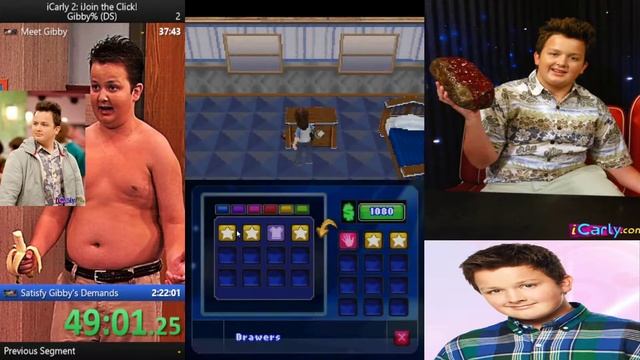 [WR] iCarly 2: iJoin the Click! DS Gibby% Speedrun (1:37:58) смотреть онлайн