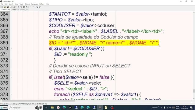 Curso de PHP 050 - CRUD - CodUsr , permissões, editable, readonly смотреть онлайн