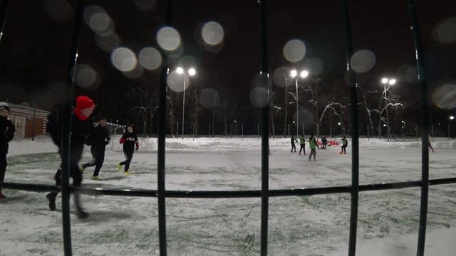 Тренировка команды ЦДКА ⚽️ 10-11 год (08.02.2022) Парк Царицыно смотреть онлайн