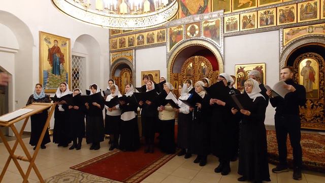 Наше пение в Андреевском монастыре (3) смотреть онлайн