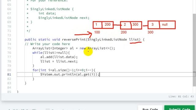 Print in Reverse Hackerrank Solution - java 8| Hackerrank Data Structures смотреть онлайн