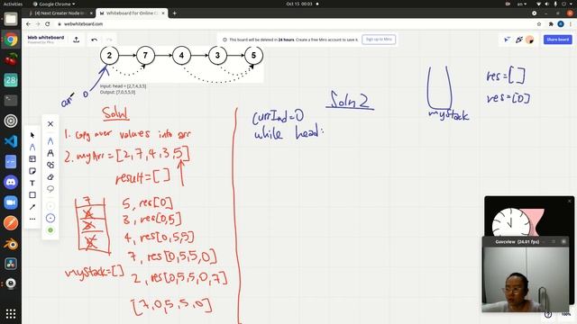 LeetCode 1019 Next Greater Node In Linked List - Python смотреть онлайн
