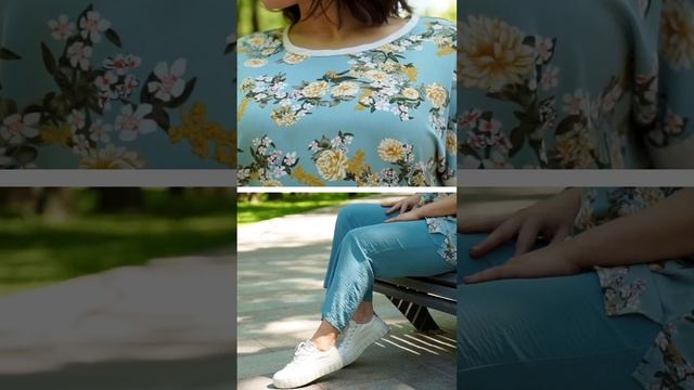 Одна блуза — три образа / Plus size образы для самых смелых. Артикул 310506 смотреть онлайн