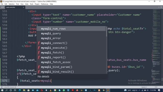 55. Creating Seat Booking | Part - 2 | PHP, MySQL (XAMPP Server) | Backend Online Bus Booking смотреть онлайн