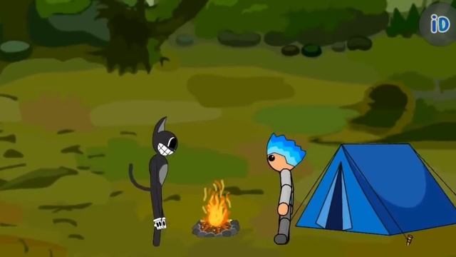 Cartoon Cat Take Care Of A Kid All Episode - Trevor Henderson Animations | Draw Cartoon 2