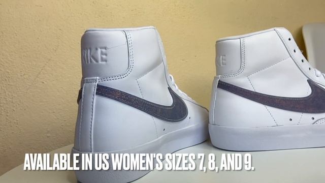 NIKE BLAZER MID '77 "PURPLE GLITTER" UNBOXING смотреть онлайн