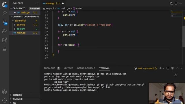 Golang | select query in golang mysql example смотреть онлайн
