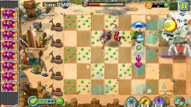 Plants Vs Zombies 2 Final Boss - Only Grapeshot Level 2 Destroys Random Pvz2 Bosses! смотреть онлайн