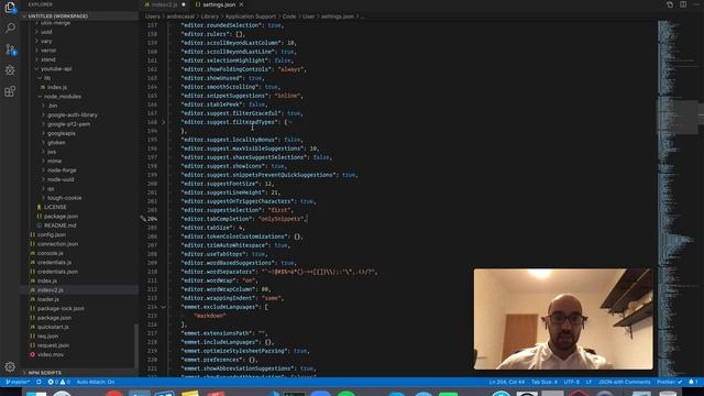 VS Code Setting: editor.tabCompletion смотреть онлайн