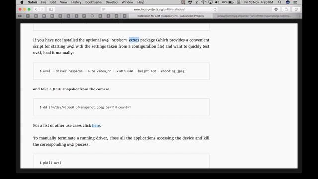 Install UV4L on Raspberry Pi 3 смотреть онлайн