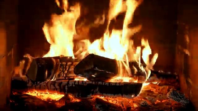 ? FIREPLACE 4K (10 HOURS). Relaxing Fireplace With Burning Logs And Crackling Fire Sounds