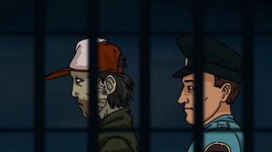 Лица. 2 серия. Страшная рисованная история (анимация)