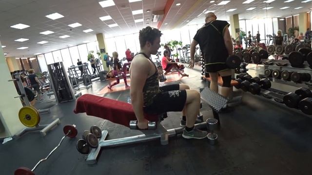 Осенний массонабор Часть 1 Тренировка спины, бицепсов, трицепсов и дельт + позирование