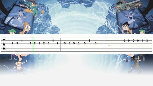 Guitar Tab :- Phineas and Ferb Theme Song смотреть онлайн