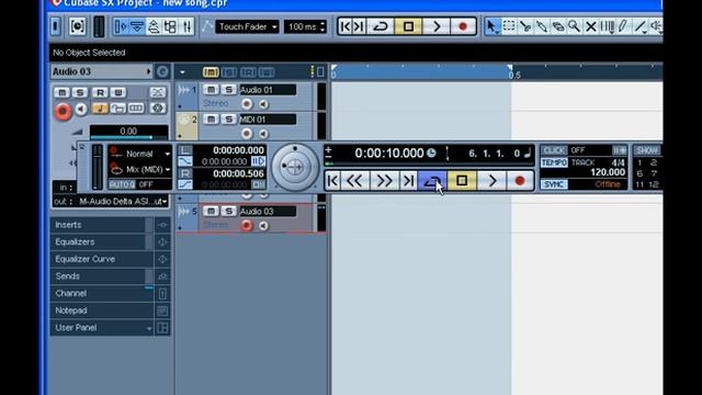07 Cubase Video Tutorial - What is the Transport Panel, and how it works - part 2 смотреть онлайн