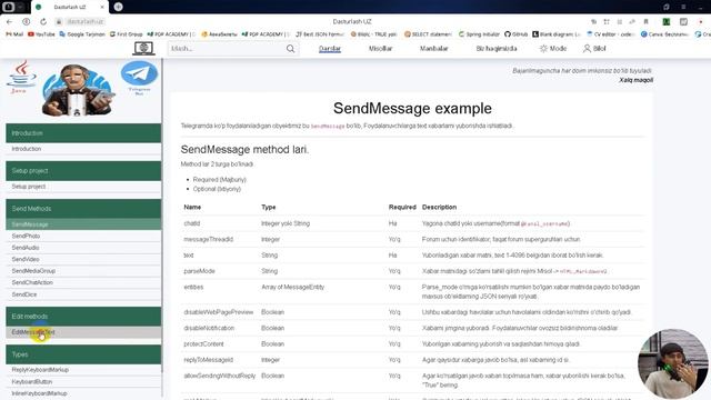 Java Telegram bot maqolalari смотреть онлайн