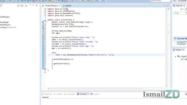 Java Tutorial | Creating a datebase using RandomAccessFile | EP 1 | Writing to a file смотреть онлайн