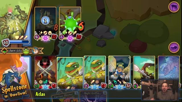 Beating Atlas, Solaron And Vulcanos In Spellstone (Frog BGE)