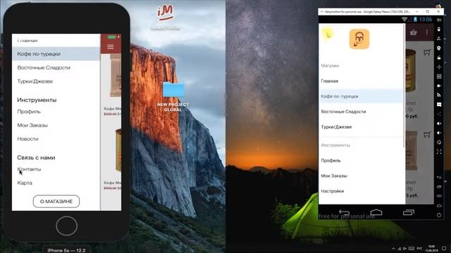 Интернет Магазин + Android + IOS Полный урок с нуля смотреть онлайн