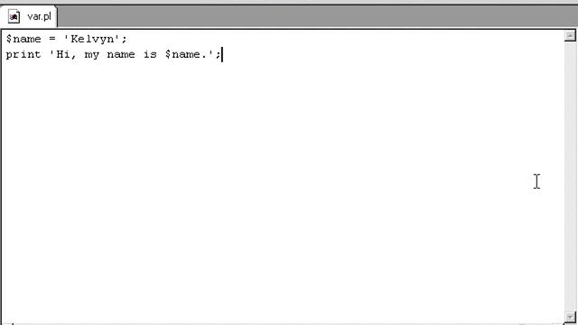 VTC Player Perl Fundamentals, Strings and quotes смотреть онлайн
