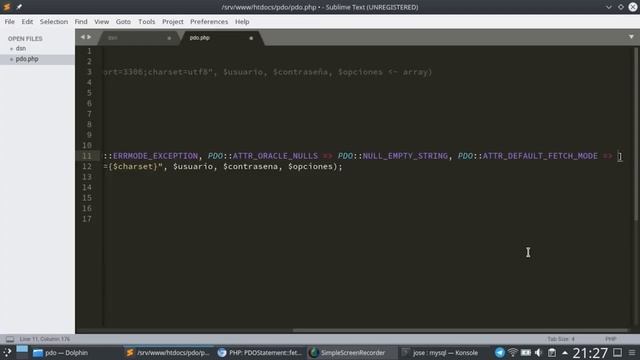02 - Atributos de PDO [PHP 7 - PDO - MariaDB/MySQL] смотреть онлайн