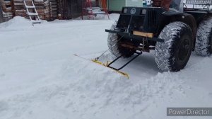 Отвал на каракат для уборки снега.