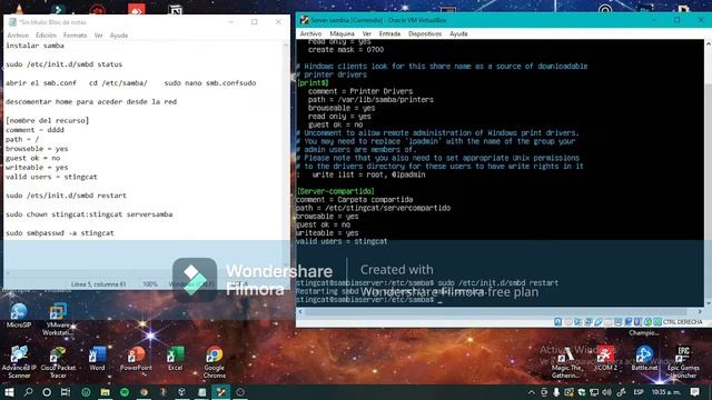 Instalación de Samba con carpeta compartida en Ubuntu смотреть онлайн