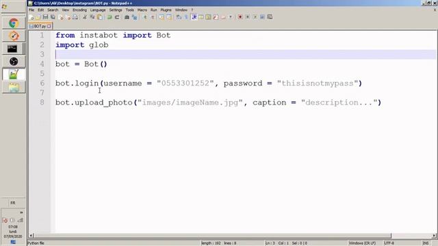 10 minutes | BOT Instgram auto post using python смотреть онлайн