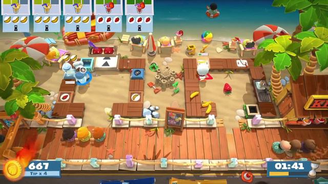 Overcooked! All You Can Eat Surf and Turf 1-1 4 Stars смотреть онлайн