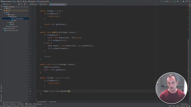 Coding a Circularly Linked List смотреть онлайн