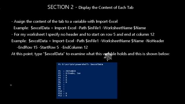 Using ImportExcel in Powershell to read Excel and all the tabs in it смотреть онлайн