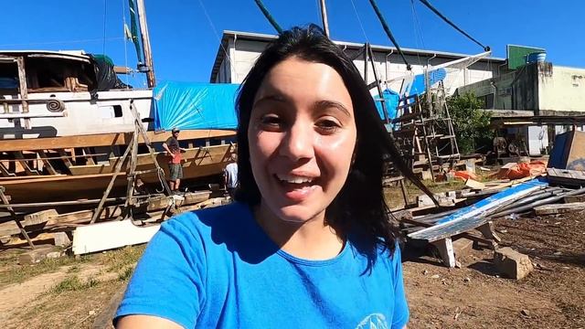 Closing our TRANSOM! + pirate ship AHOY! — Sailing Yabá #34 смотреть онлайн