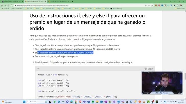 Curso C# - Modulo 2 - Lección 3: Adición de lógica de decisión al código if, else y else if en C# смотреть онлайн