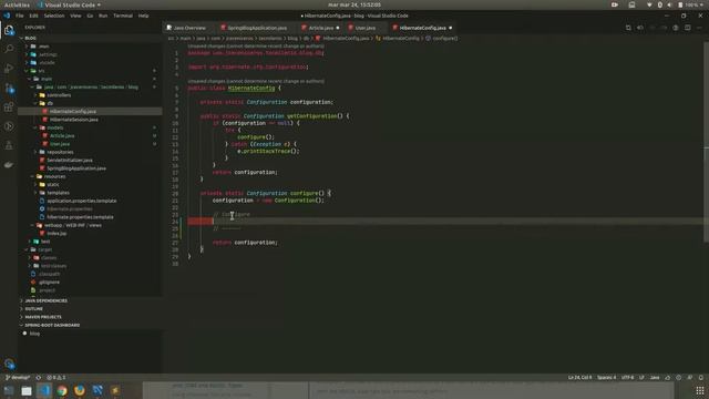 11. Entidades / Modelos utilizando Spring + Hibernate Java смотреть онлайн
