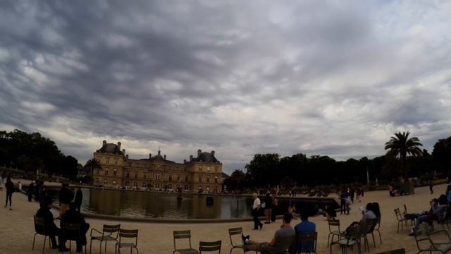 Luxembourg Park with Rain Clouds | Paris | Time Lapse HD | GoPro HERO4 Black смотреть онлайн