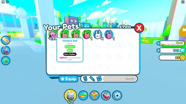 ИСПОЛЬЗУЮ ТОЛЬКО РОЗОВЫХ ПЕТОВ В PET SIMULATOR X В РОБЛОКС! ROBLOX смотреть онлайн